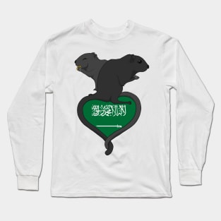 Gerbil Saudi Arabia (dark) Long Sleeve T-Shirt